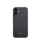 Official PITAKA iPhone 16 Black/Grey Ultra-Slim Case