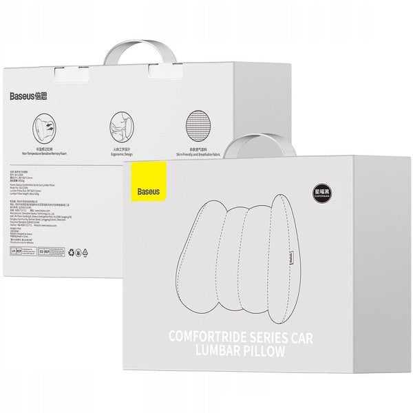 Baseus ComfortRide car lumbar pillow black – view 10
