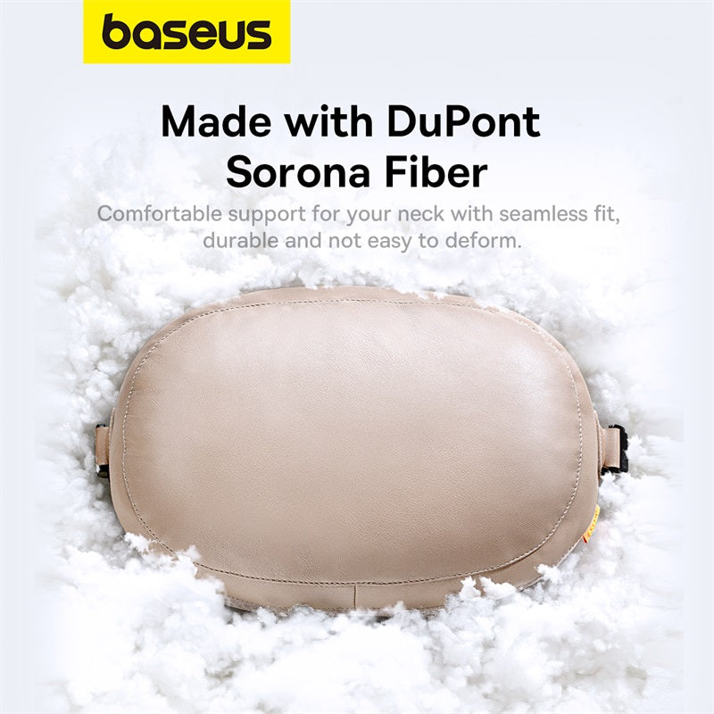 Baseus ComfortRide double-sided car headrest pillow black – view 6