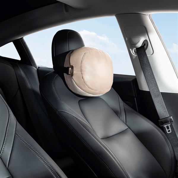 Baseus ComfortRide double-sided car headrest pillow light grey – view 10