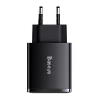 Baseus Compact 30W three-port fast charger black – view 2