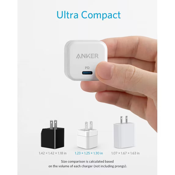 Anker PowerPort III 20W Cube Charger Pakistan | USB-C PD Fast Charger