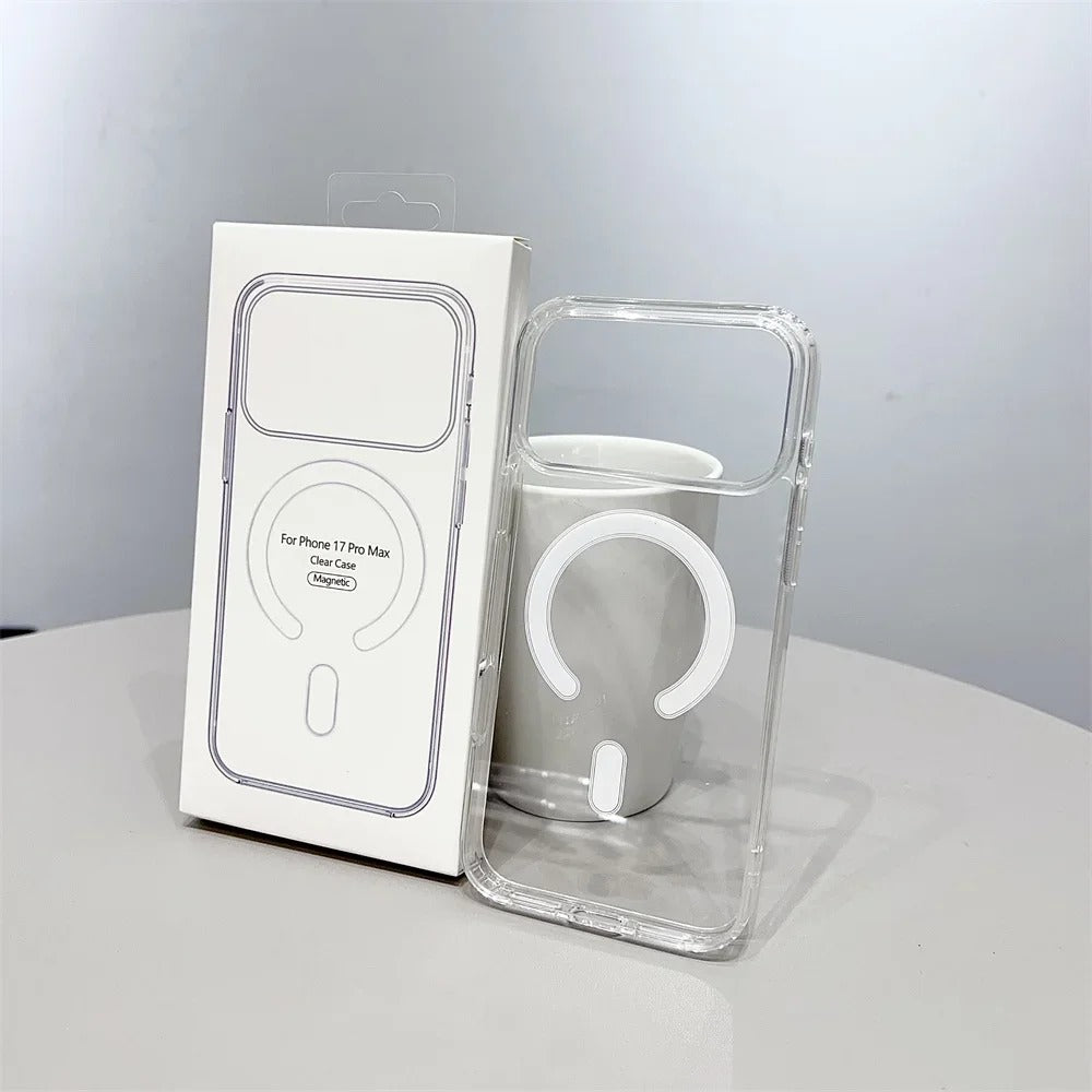 Original MagSafe Clear iPhone case rear view Pakistan