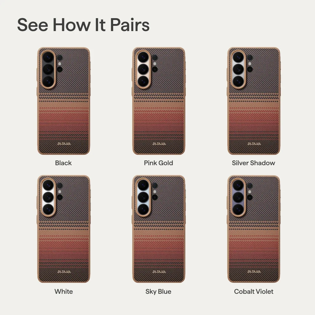 Official PITAKA Galaxy S26 Ultra Sunset Cairn Case
