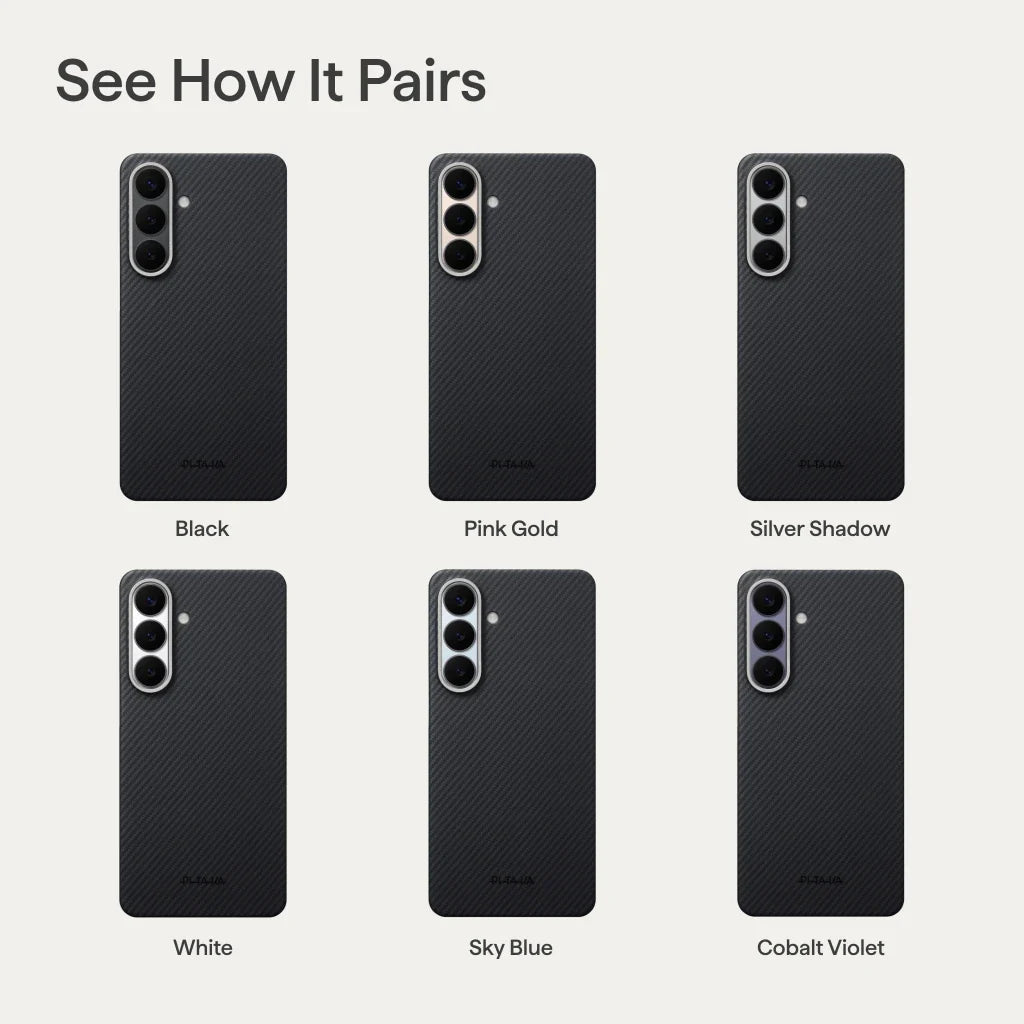 Official PITAKA Samsung Galaxy S26 Plus Black/Grey Edge Case