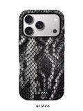 GHIPPA Black Python Pattern Phone Case for iPhone 16 Pro, iPhone 16 Pro Max, iPhone 17 Pro and iPhone 17 Pro Max in Pakistan