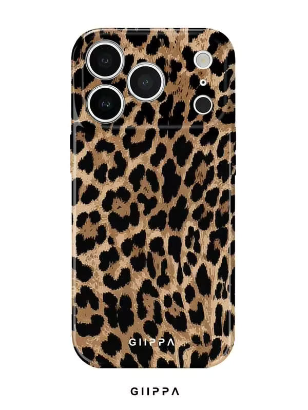 GHIPPA Piece Hand-Painted Leopard Print Phone Case for iPhone 16 Pro, iPhone 16 Pro Max, iPhone 17 Pro and iPhone 17 Pro Max in Pakistan