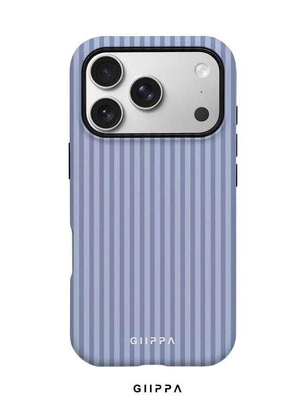 GHIPPA Purple And Light Purple Striped Phone Case for iPhone 16 Pro, 16 Pro Max, 17 Pro and 17 Pro Max in Pakistan