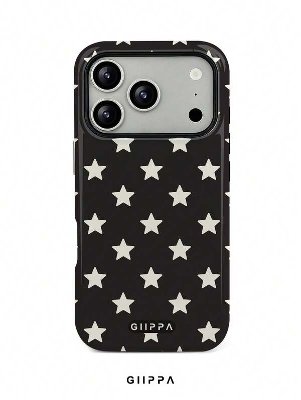 GHIPPA Star Pattern Design Phone Case for iPhone 16 Pro, 16 Pro Max, 17 Pro and 17 Pro Max in Pakistan