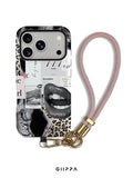 GHIPPA Vintage Patchwork Pattern Phone Case for iPhone 16 Pro, 16 Pro Max, 17 Pro and 17 Pro Max in Pakistan