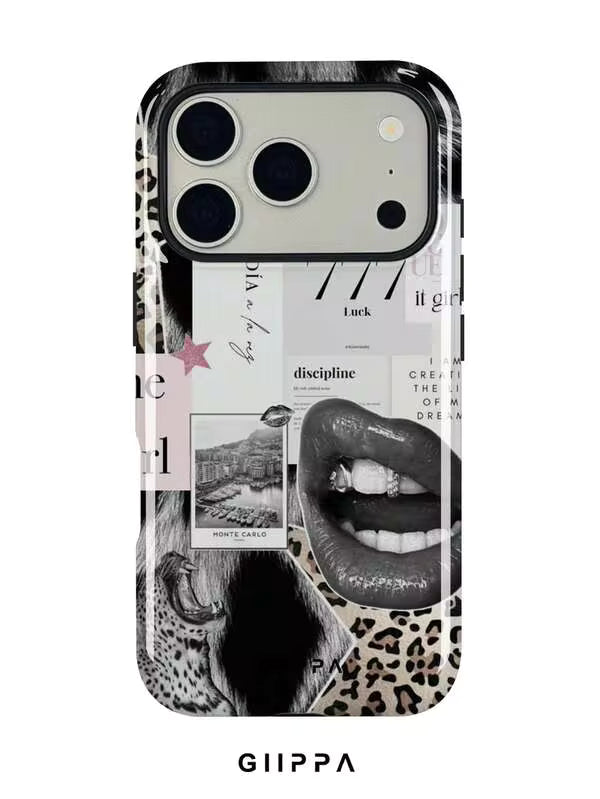 GHIPPA Vintage Patchwork Phone Case for iPhone 16 Pro, 16 Pro Max, 17 Pro and 17 Pro Max in Pakistan