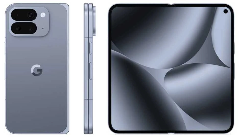 Google Pixel 10 Pro Fold unfolded and folded view
