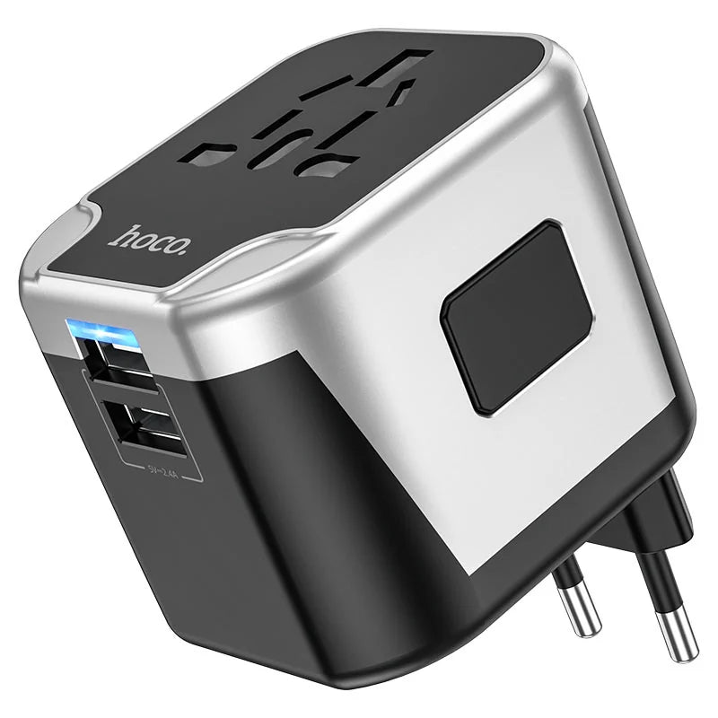 Hoco AC5 Level Dual Port Universal Conversion Charger – HOCO product in Pakistan