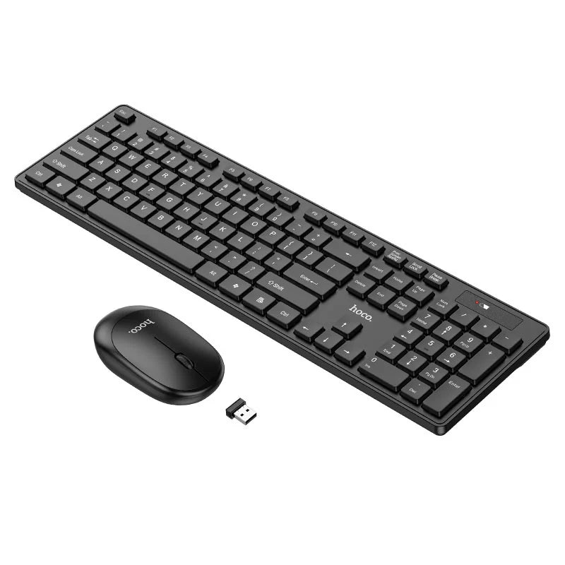 Hoco Wireless Business Keyboard & Mouse Set (English Version) - GM17 – HOCO product in Pakistan