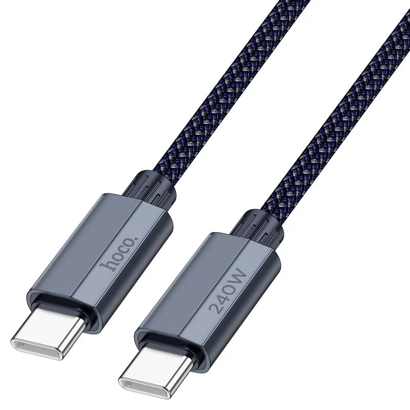 HOCO U134 USB-C to USB-C 240W PD3.1 Fast Charging Cable 1.8m – HOCO product in Pakistan