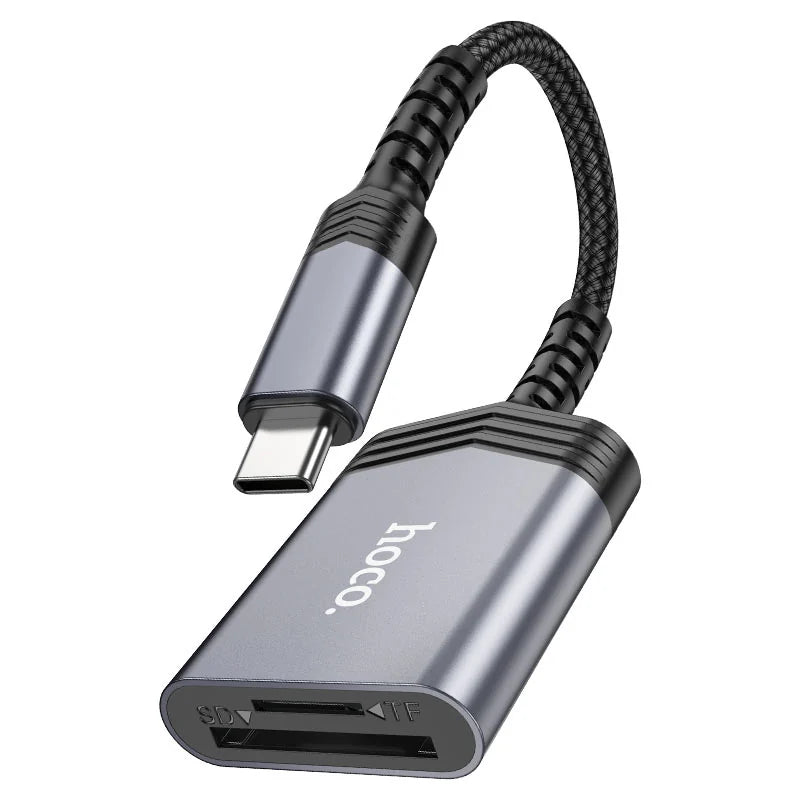 HOCO UA25 Card Reader Type-C to SD + TF – HOCO product in Pakistan