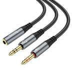 HOCO UPA21 2-in-1 3.5mm Headset Audio Adapter Female to Dual Male – verified gallery image 3