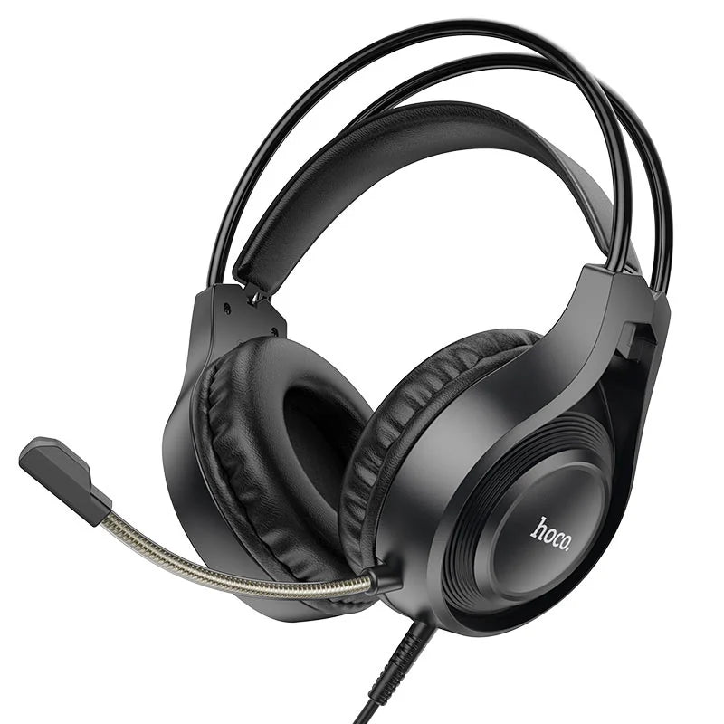Hoco W106 Tiger Wired Gaming Headset with Mic - Black – HOCO product in Pakistan