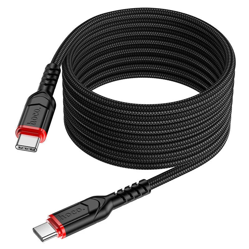 Hoco X59 Victory 60W Type-C to Type-C Charging Data Cable 2M – HOCO product in Pakistan