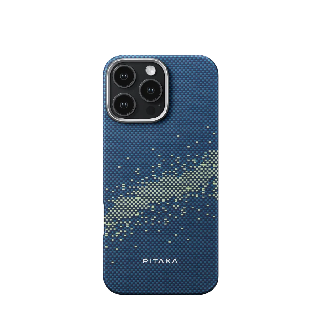 Official PITAKA iPhone 16 Pro Milky Way Galaxy StarPeak Case