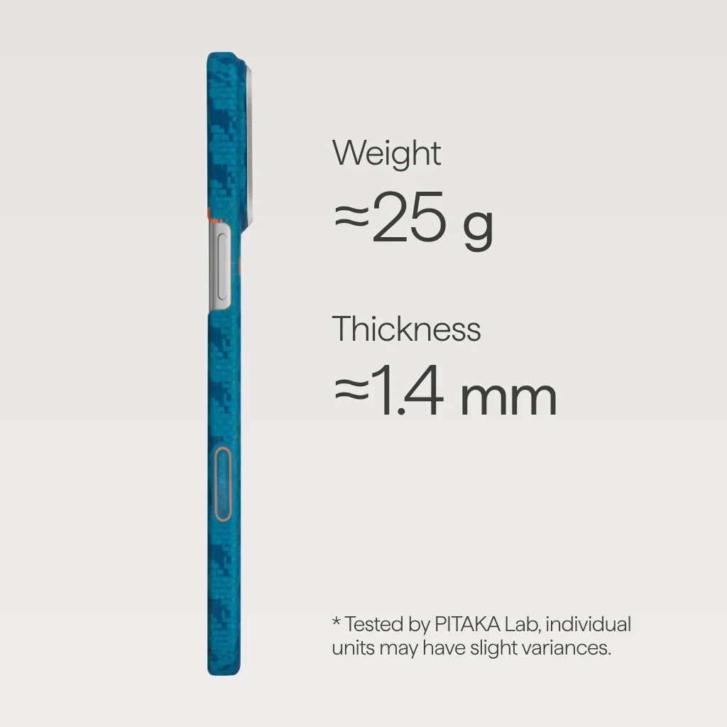 Official PITAKA iPhone 17 Pro Indigo Edge Case