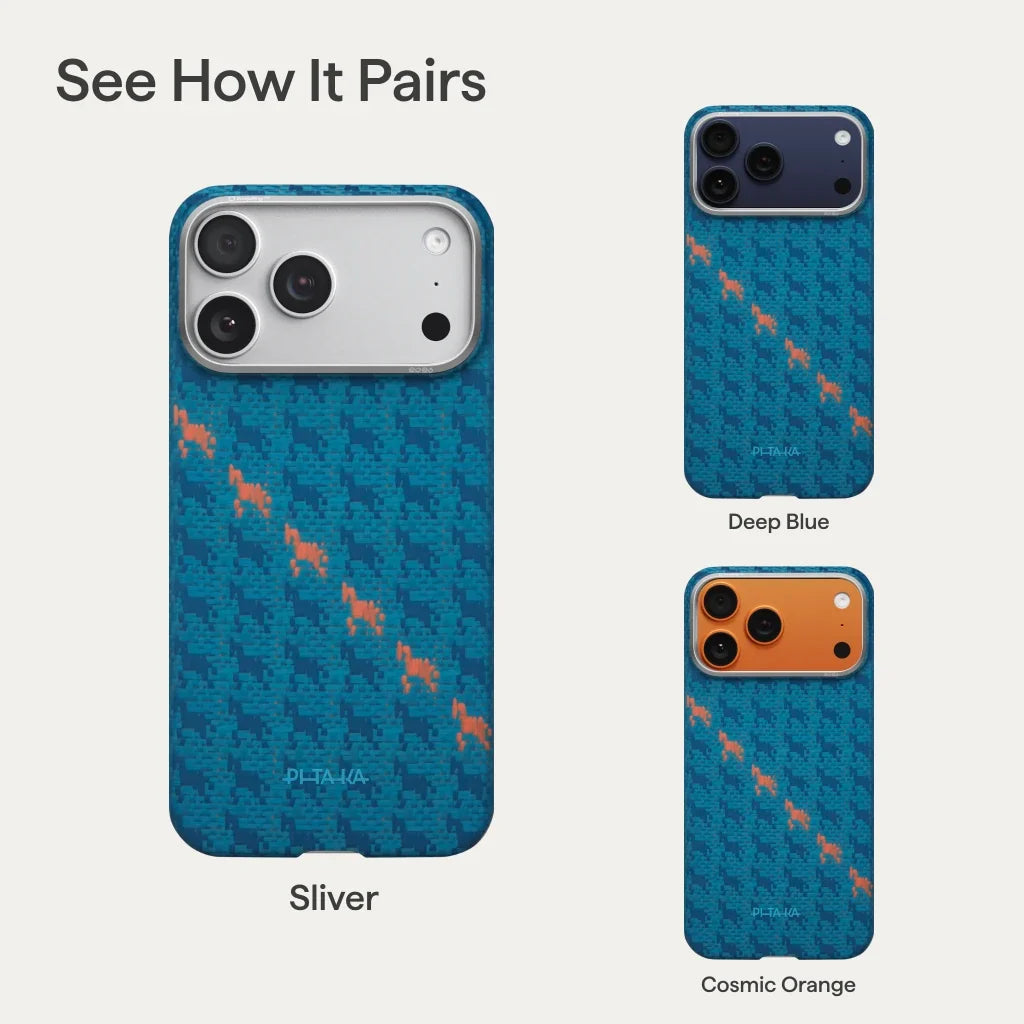 Official PITAKA iPhone 17 Pro Max Indigo Edge Case