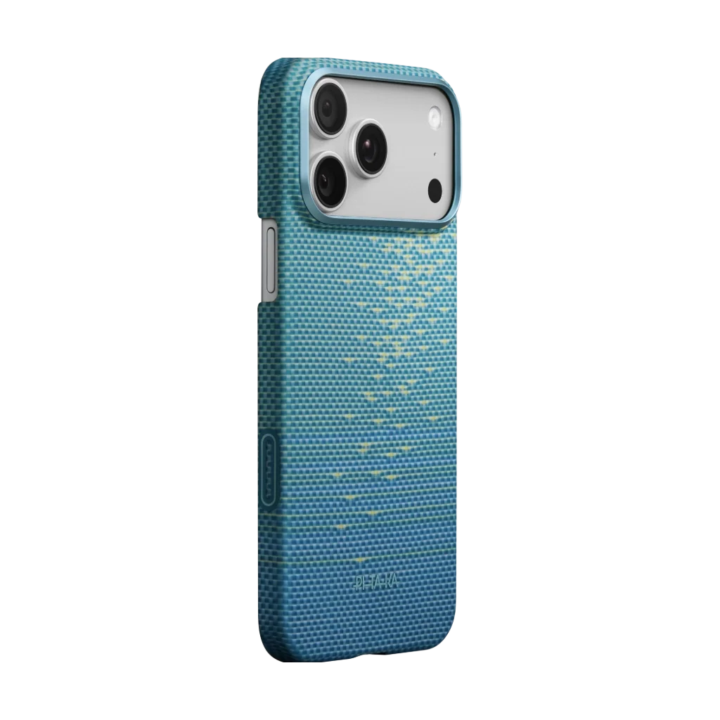 Official PITAKA iPhone 17 Pro Max Lucid Blue Ultra-Slim Case