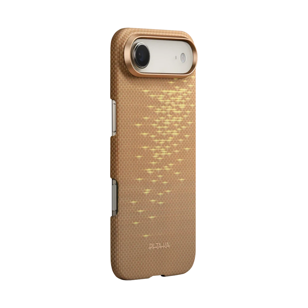Official PITAKA iPhone Air Golden Glint Ultra-Slim Case