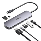 Anker USB-C Hub 7-in-1 Multi-Port USB Adapter - A83D2