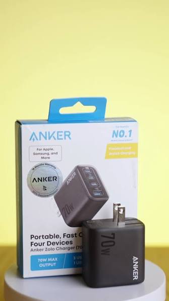 Anker Zolo 70W 4-Port GaN charger