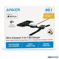 Anker MagGo 3-in-1 Qi2 wireless charging station in white