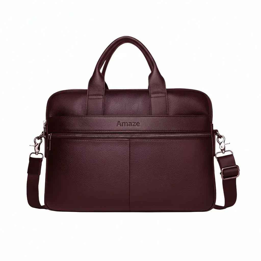 Amaze A925 OfficeMate Leather Laptop Bag 15.6-inch in Pakistan - image 1