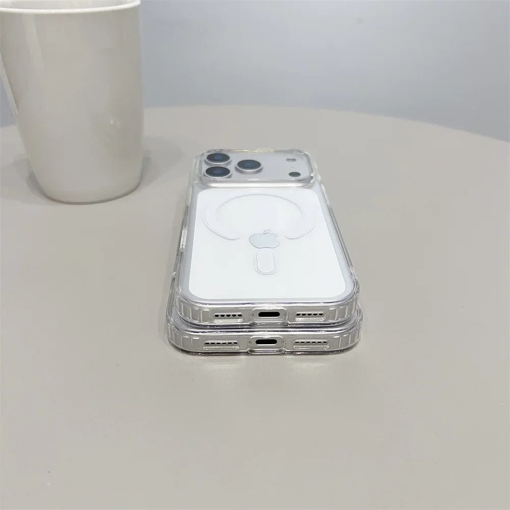 Original MagSafe Clear iPhone case side view Pakistan