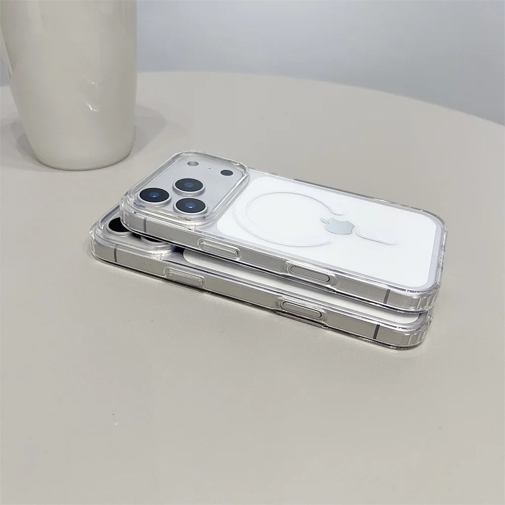 Original MagSafe Clear iPhone case camera detail Pakistan