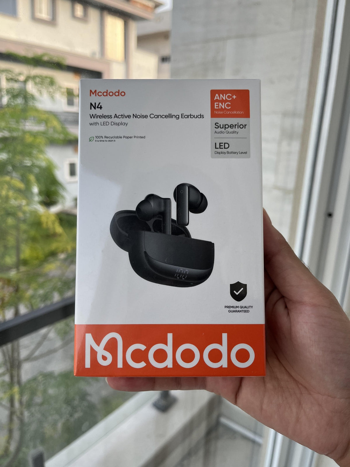 Mcdodo N4 HP-690 ANC wireless earbuds with LED display price in Pakistan