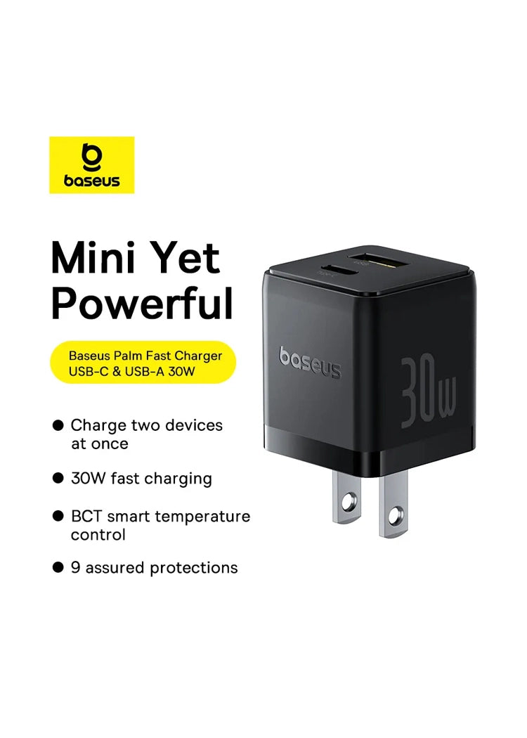 OS-Baseus Palm Fast Cable USB-C to USB-C 60W 20V/3A 1M price in Pakistan – Baseus