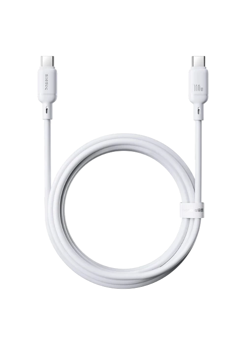 OS-Baseus Silky Series Fast Charging Cable Type-C to Type-C 100W 1m price in Pakistan – Baseus