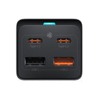 Baseus GaN3 Pro 65W six-port power strip black – view 3