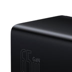 Baseus GaN3 Pro 65W six-port power strip black – view 4