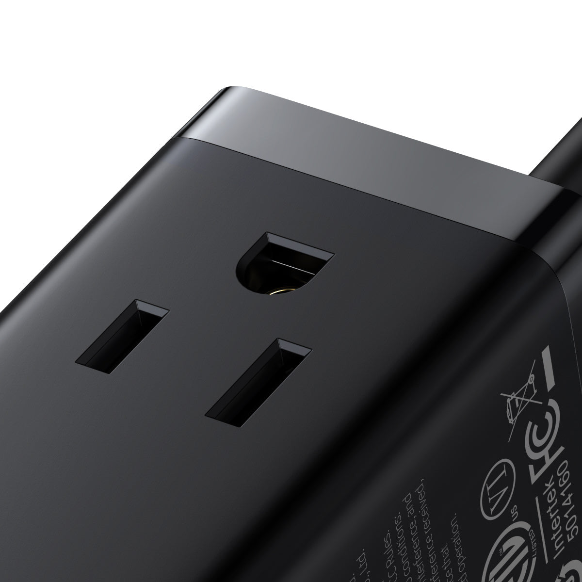 Baseus GaN3 Pro 65W six-port power strip black – view 5