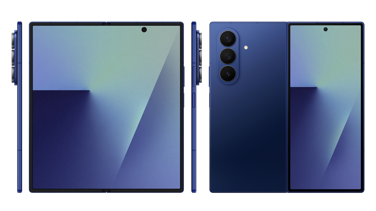Samsung Galaxy Z Fold7 unfolded and folded view