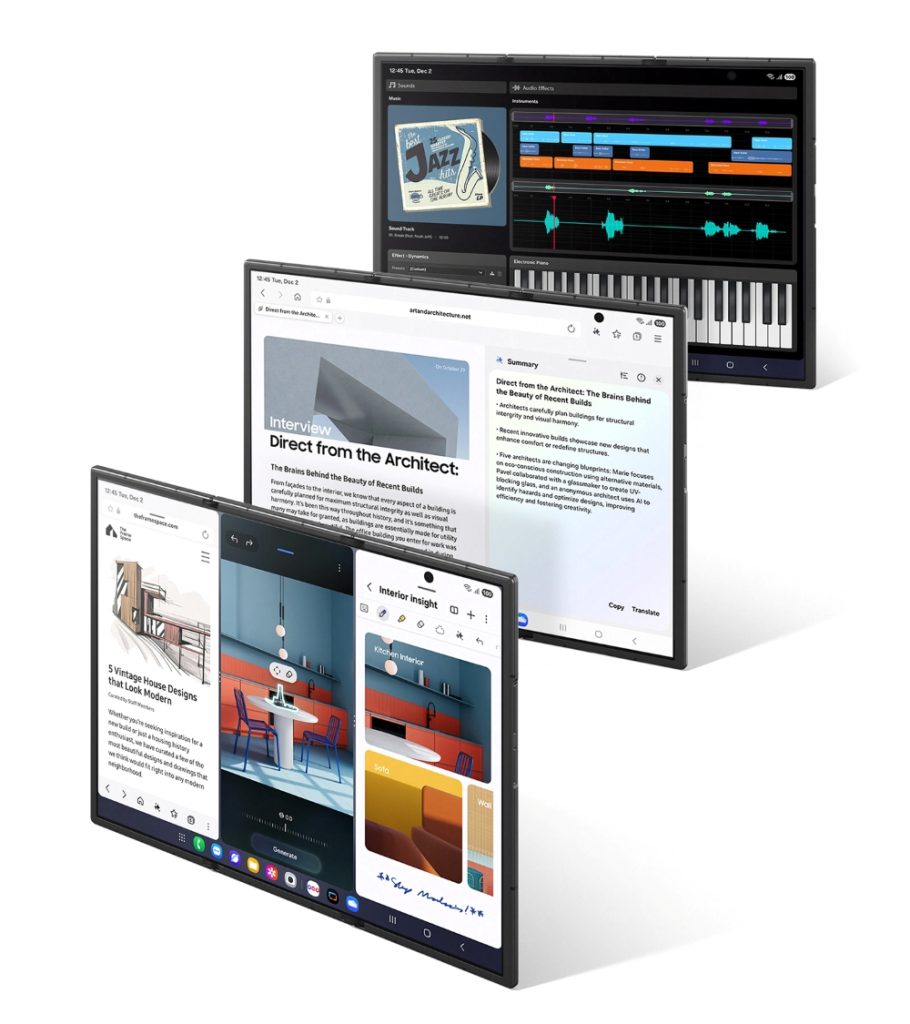 Samsung Galaxy Z TriFold folded product view