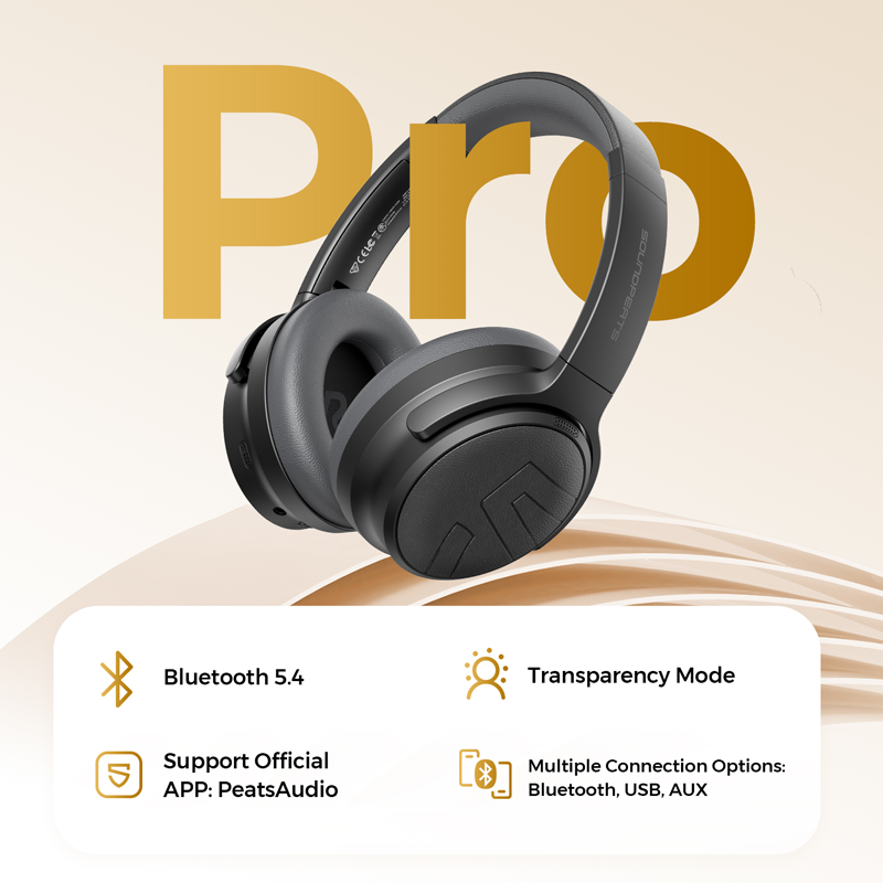 SoundPEATS Space Pro Hybrid ANC Headphones – LDAC, 151-Hour Battery | Price in Pakistan product image 3