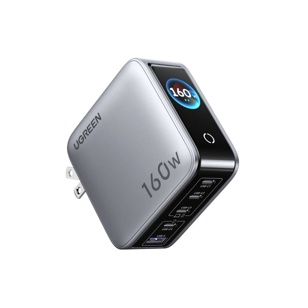 UGREEN X774 160W Smart Display GaN charger Pakistan - original UGREEN multiport charger