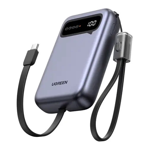 UGREEN PB525 20000mAh 20W power bank with built-in USB-C cable Pakistan