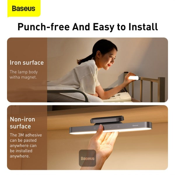 Baseus Magnetic LED bedside lamp, grey, image 4