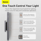 Baseus Magnetic LED bedside lamp, grey, image 7