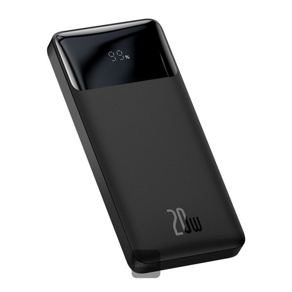 Baseus Bipow 10000mAh 20W power bank, black, image 1