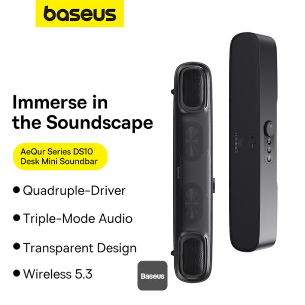 Baseus AeQur DS10 Mini soundbar without battery, image 3