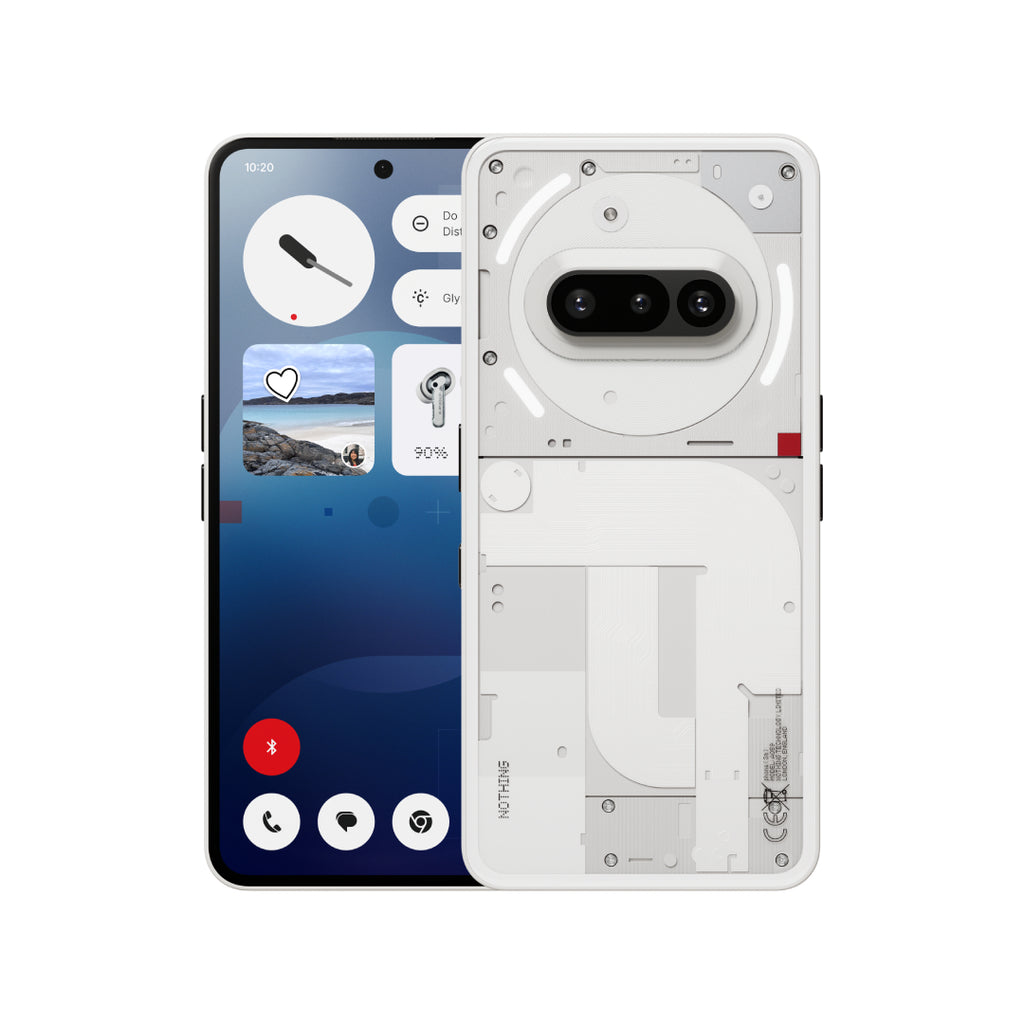Nothing Phone 3a front and rear view